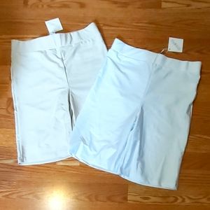 High rise crystal biker shorts